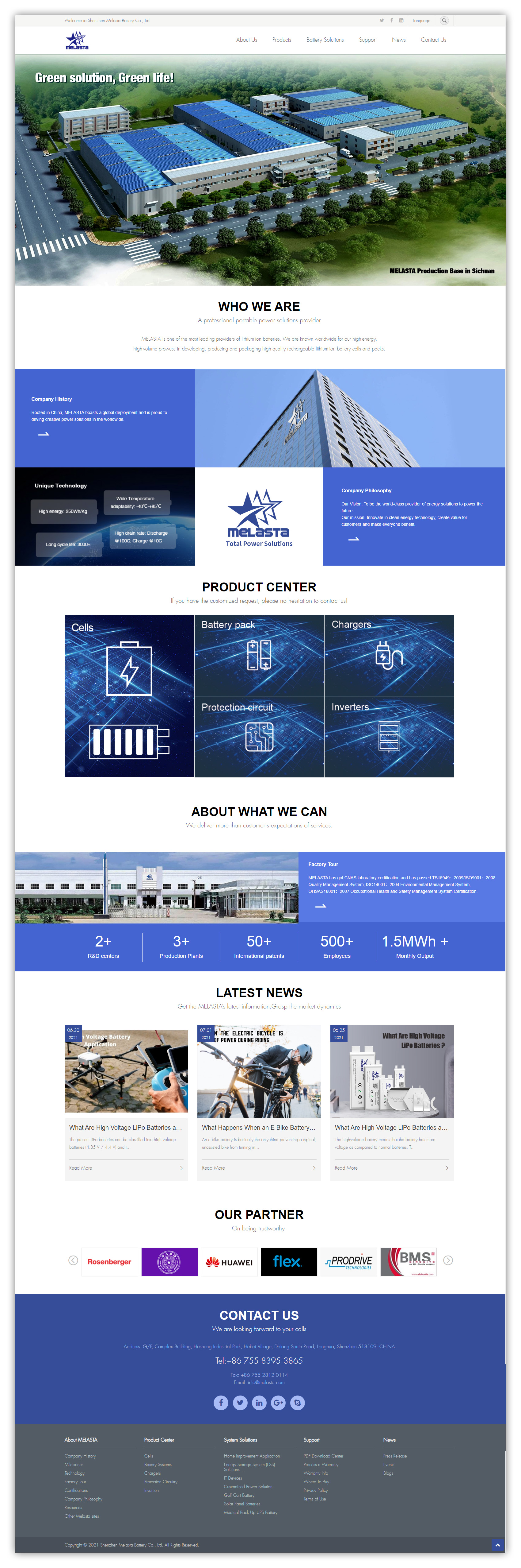 繁落信息技術(shù)能源電池外貿(mào)網(wǎng)站建設(shè)